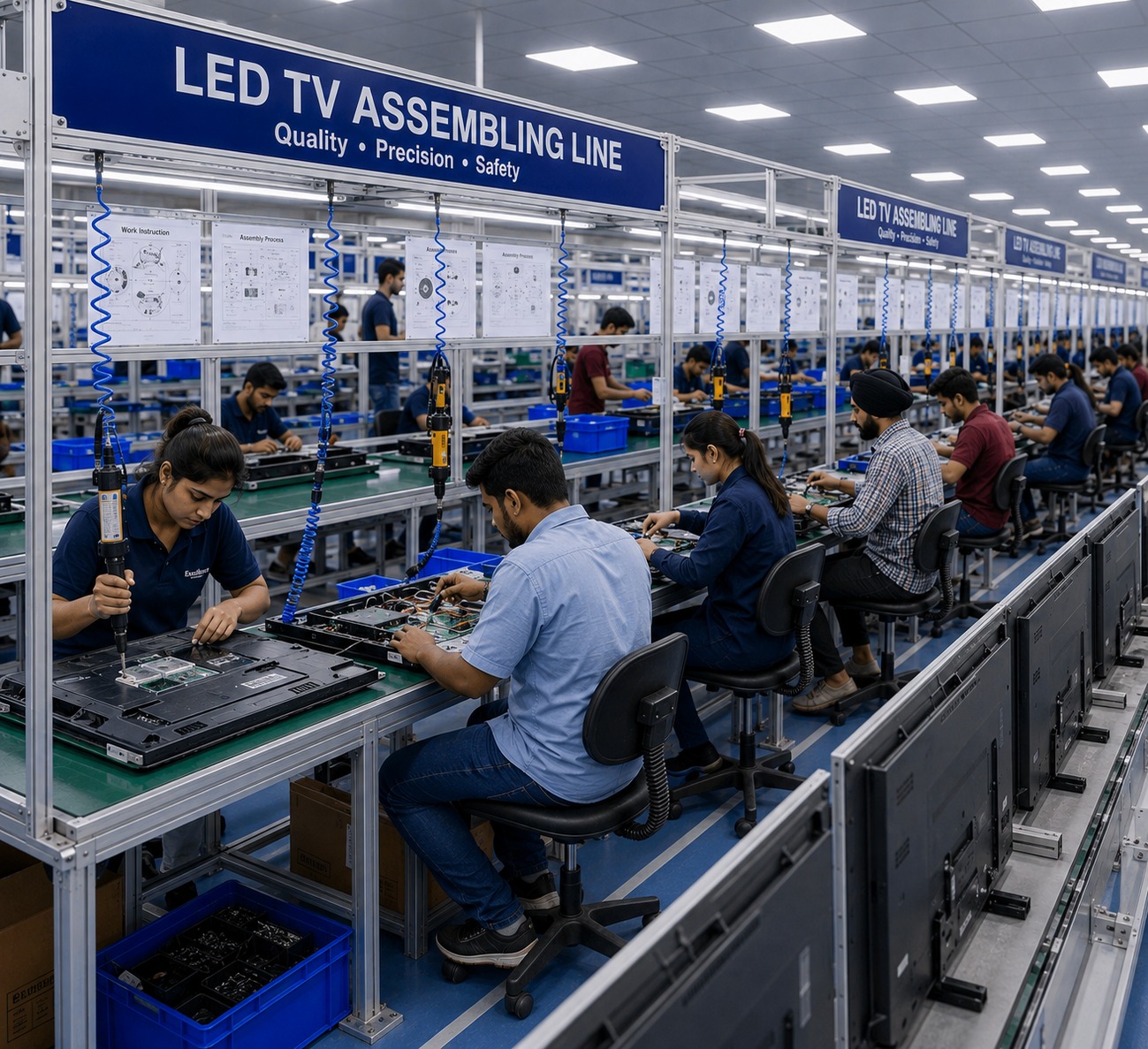 LED TV Assembling Service